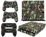 GNG PS4 Console Camo Skin Decal Vinal Sticker + 2 Controller Skins Set