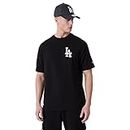 New Era Los Angeles Dodgers Black White MLB League Essentials Oversized T- Shirt
