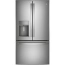 GE Profile™ 36" Energy Star® French Door 22.1 cu. ft. Refrigerator w/ Hands-free Autofill, in Gray | 69.875 H x 35.75 W x 31.25 D in | Wayfair