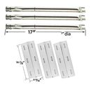 Ducane 30400040 BBQ Grill, Stainless Burners, Stainless Heat Plates Repair Kit