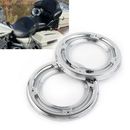 Chrome Rear Speaker Accent Cover Trim For Harley Road Street Tri Electra Glide