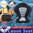 Deluxe Padded Kayak Canoe Marine Seat Backrest Snap Hooks Straps Adjustable AU