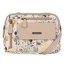 MultiSac Zippy Triple Compartment Crossbody Bag, Catalina Floral, One Size