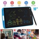 Colorida tableta de escritura LCD de 10 pulgadas para niños, almohadilla de dibujo electrónica + lápiz digital