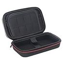 Carrying Case for 3DS 2DS XL, Hard Carrying Case for 2DS XL, Nylon Portable Game Console Hard Protective Shell Travel Case with Game Cartridge Slots Black