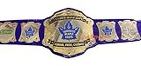 Toronto Maple Leafs Wrestling Championship Belt Dual Gold Plated