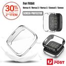 For Fitbit Versa 2/ 3/ 4 / Sense 2/1 Watch Screen Protector Full Soft TPU Case