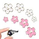 Cute Car Accessories,Daisy Flower Air Vent Clip, 8 Pcs Car Air Fresheners Vent Clips, Cute Flower Air Conditioning Outlet Clip, Car Interior Decor Charm Pink Car Accessories For Girls Women