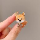 Cartoon Mini Shiba Dog Enamel Brooches Versatile Pins Clothing Accessories Gifts