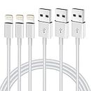 iPhone Charger 3FT, [Apple MFi Certified] Lightning Cable Original 3Pack USB Power Fast Charging Data Sync Transfer Cord Compatible with iPhone 13/12/11 Pro Max/XS MAX/XR/XS/X/8/7/Plus/6S/6/SE/5S?3FT?