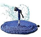 EARTHCONE 50ft/15m Garden Hose Pipe with 7 Function Sprayer Gun, Expandable Lightweight Water Hose with Sprinkler for Home Garden Car Washing Pet Bathing (1Pcs)