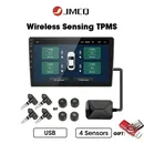 Jmcq usb android tpms autoreifen druck alarm überwachungs system für fahrzeug android player
