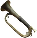 Antigua trompeta del ejército japonés Tanabe instrumento de viento    SEGUNDA GUERRA MUNDIAL IJA T202309Y