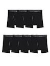 Fruit of the Loom Men's Coolzone Boxer Briefs, Moisture Wicking & Breathable, Assorted Color Multipacks, 7 Pack - Black, Large