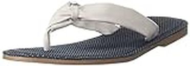 Carlton London Women's Cll-7345-a Slingback Flat Sandal, WHITE, 6 UK