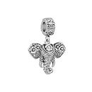 Chili Jewelry Dangle Lucky Number 1 Charm Beads Compatible With Pandora Charms Bracelets, Metal
