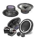 JL Audio C2-650 450W 6.5" 2-Way Evolution C2 Series Component Car Speakers System and Coaxial Car Speakers with Woofer (Black) - Bundle Speaker Package.