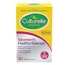 Culturelle Women�’s Healthy Balance, Probiotic for Women with Probiotic Strains to Support Digestive, Immune & Vaginal Health*, Gluten Dairy & Soy Free, 30 Count