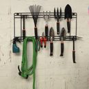 St Helens Home and Garden Wall Mounted Two Tier Tool Rack Space for 11 Tools