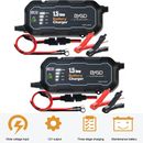 2 x1500mAh Automatic Smart Battery Charger Portable Car Auto Trickle Maintainer