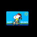 Walmart Snoopy & Woodstock Felices Fiestas NUEVA TARJETA DE REGALO COLECCIONABLE $0 #6305