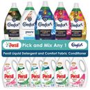 Multi Choice Persil Liquid Detergent 52W or 34W & Comfort Fabric Conditioner 58W