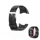 Hensych Replacement Wrist Strap Sport Bracelet Watch Band for Polar M400 M430 GPS Running Watch (Black)