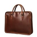 CCAFRET Borsa porta pc Genuine Leather Briefcase Men Bag Business Handbag Male Laptop Shoulder Bags Tote Natural Skin Men Briefcase
