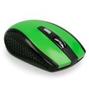 Mouse Ottico Senza Fili 2.4G USB 1600 DPI 6 Pulsanti per PC Desktop Laptop Verde