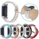 Women Fashion Ethnic Beads Watch Strap Band Wristband For Fitbit Charge 2 3 4 5