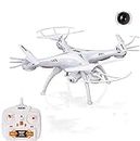 Magicwand ABS Plastic Wi-Fi FPV R/C 2.4Ghz 6-Axis Vision Quadcopter Drone with 2 MP HD Camera【15 Yrs & Up】【Pack of 1】【Black or White】