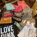 Victoria’s Secret PINK Clothing, 4 Hoodie Jogger Shorts Bags Lot Of 12 Small