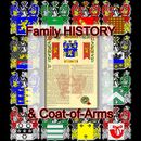 Armorial Name History - Coat of Arms - Family Crest 11x17 SANDLIN-TO-SIMS