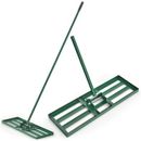 Costway 30/36/42 x 10 Inch Lawn Leveling Rake with Ergonomic Handle-30 inches