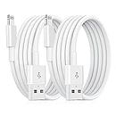 iPhone Charging Cable 2M, [Apple MFi Certified] iPhone Charger Lead Long, USB A to Lightning Cable 6ft Original iPhone Fast Charger Wire for Apple iPhone 14 Pro Max/13/12/11/X/6 Plus/5S/mini/SE iPad