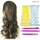25-55cm Water Wave Magic Curlers Formers Leverage Spiral Hairdressing Tool