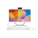 MECHAZER Z1 Pro PC 23.8 inch All in One PC Desktop Computer Intel Core i5 Windows11 Pro,16GB DDR3,512GB M.2 SSD,2.4G/5.0G WiFi Bluetooth(Free qwerty keyboard and mouse)