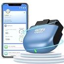 OBD2 Scanner Reader Bluetooth Wireless: Smart 1s Auto-Connect Clear Error Code Live Data Reset Diagnostic Tool for iPhone/Android Vehicle Voltage/Performance/Speed/Fuel Test AMTIFO B25