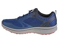 Skechers Men's Go Run Consistent-Performance Running & Walking Shoe Sneaker, Navy/Navy/Red, 13
