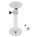 Aramox RV Table Stand, Table Pedestal Leg 460 to 700mm Adjustable 360° Rotatable for RV Camper Caravan Boat Yacht Home