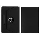 Universal 7 inch 360 Rotating Case Fits All 7 and 7.1 inches Android Tablets, Smooth Interior, PU Leather Exterior Supports Multiple Viewing Angles, Lightweight Folio Wallet Case Cover (Black)