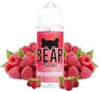 BEAR Flavors - Wild Raspberry | 100ML | Sans Nicotine NI TABAC | 70VG/30PG | E-Liquide pour Cigarettes Electroniques | E Vaper Liquids | E Cigarette | E Shisha