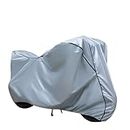 RiderRange 190T Taffeta Scooter Body Cover Compatible with Crayon Envy | Water Resistant | Dust and Heat Protection | Elastic Bottom | Double Stitched | 5-Thread Interlock | Mirror Pockets (Silver)