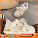 Womens Sneakers Lace-Up Outdoor Shoes Cozy Running Shoes Low Top Board Shoes