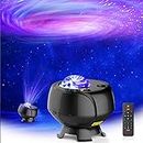 Galaxy Projector 2.0 - RHM Galaxy Star Projector Night Light with Remote Control & Bluetooth Music Speaker for Kids Teen Adults Gift, for Bedroom, Ceiling, Party, Room Decor - Black