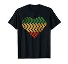 África Love Rastafari Colores Orgullo Negro Amor Corazón Camiseta