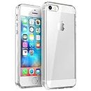 Solimo Silicone Basic Case for Apple iPhone 5 / 5S / Se (Transparent)
