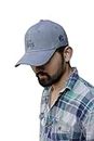 100% Cotton Jeans Stylish Cap for Men and Women Baseball Cap for Sports, Hunting, Fishing, Workout,Indoor Outdoor Activities Free Size (Grey)