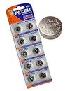 PK Cell Button Cell Battery-10PC x 357 SR44W LR44 A76 AG13