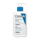 CeraVe Moisturising Lotion, with hyaluronic acid and 3 essential ceramides, Daily Face & Body Moisturiser for Dry to Very Dry Skin (Packaging may vary) 236 ml (Pack of 1)